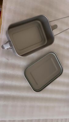 800ml Outdoor Survival Lightweight Pure Titanium Mess Tin Fast