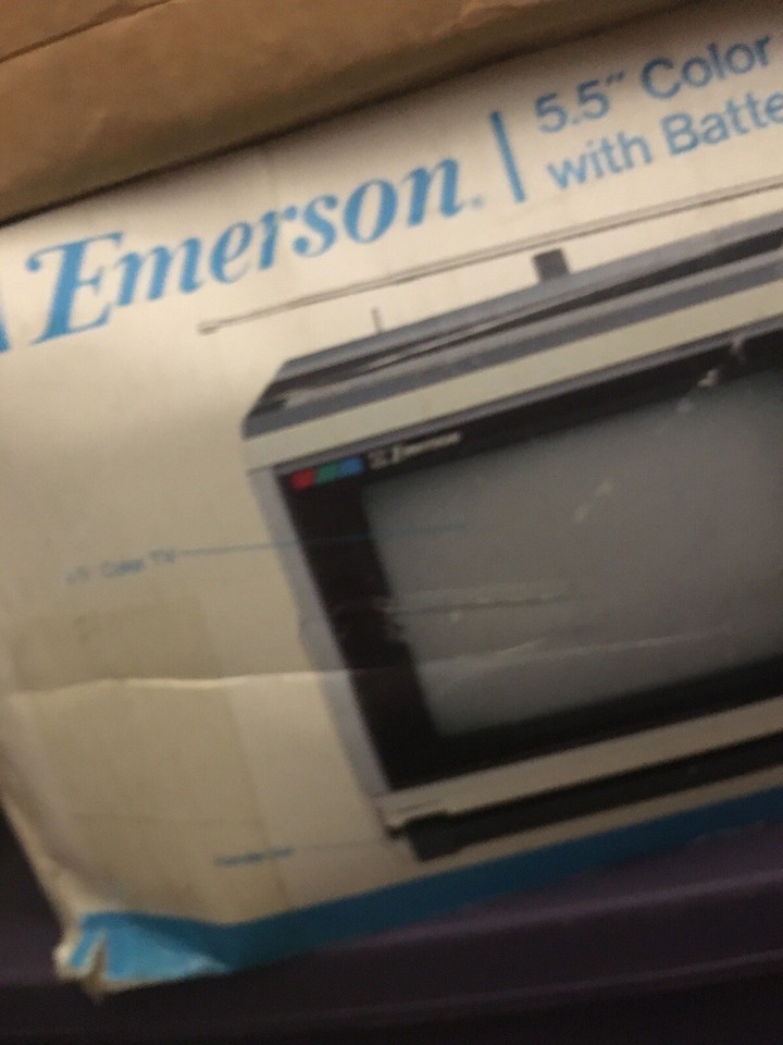 Emerson Mini CRT TV Monitor Receiver For Old School Security System ...