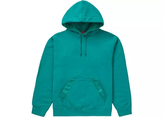 Sweat à capuche Supreme Tonal Sangle foncé aqua taille L