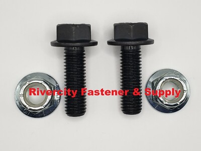 5/8"-11x2" Coarse Thread Grade 8 Hex Flange Screw Alloy Steel Black