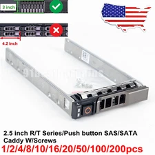 Lot 2.5 Hard Drive Caddy Tray for Dell R720 R730 R730XD R620 R710 G176J SAS SATA