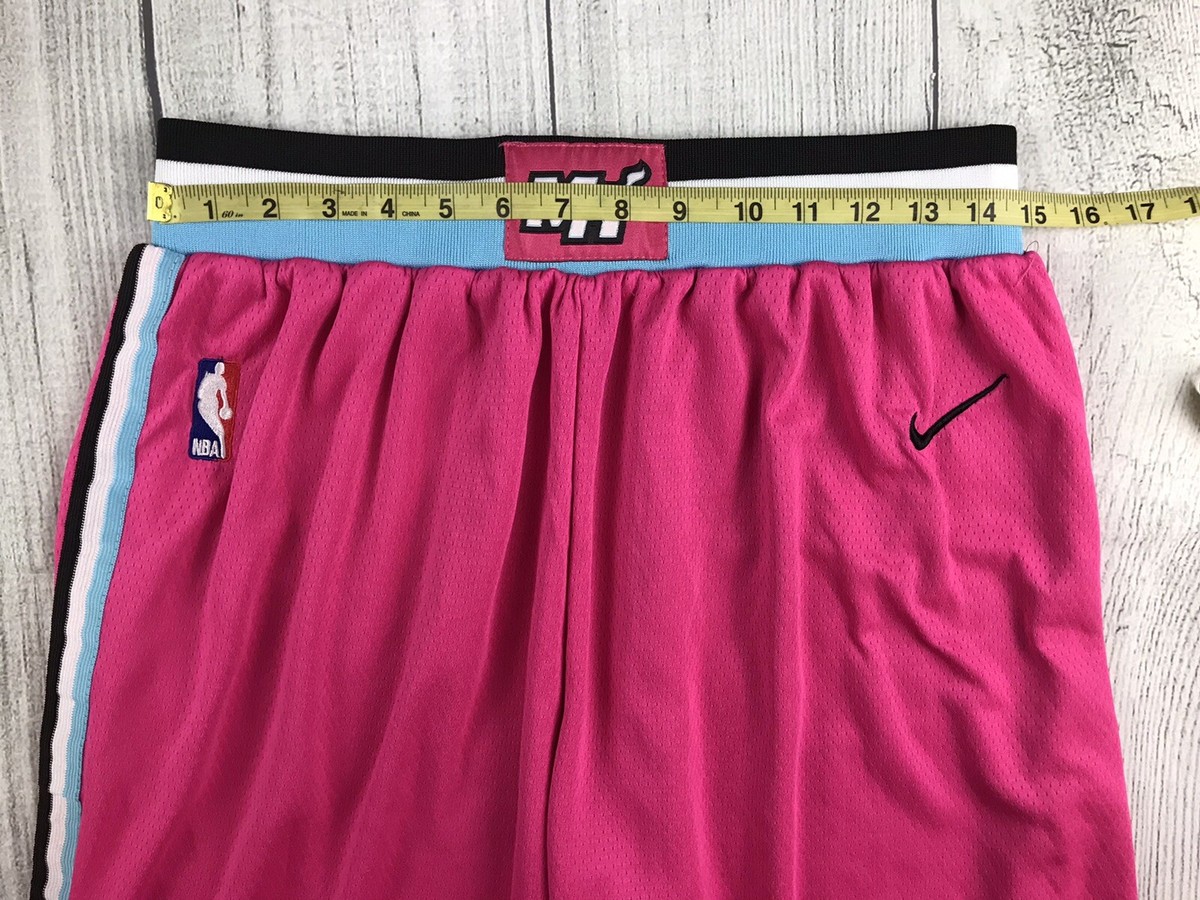 Miami Heat バスケットボールパンツ ピンク EUC! Nike Miami Heat Pink Jersey Basketball Shorts Sz 54 | eBay