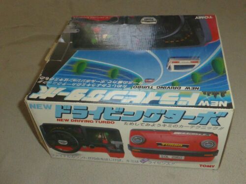 VINTAGE TOMY TURNIN TURBO ARMATURENBRETT FAHRSPIEL 1983 RENNWAGEN - Bild 3 von 11