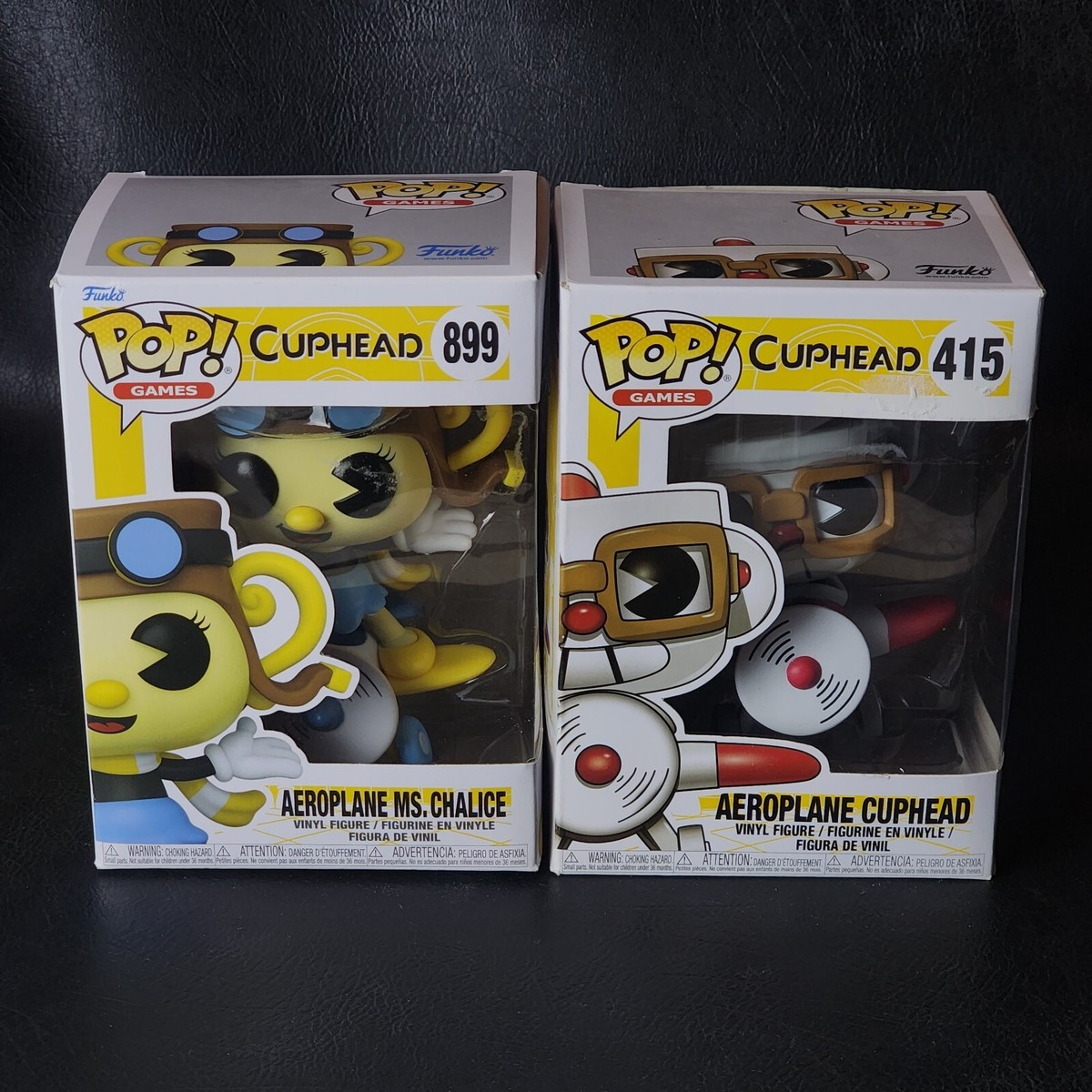 Funko Pop! Vinyl: Cuphead Aeroplane Cuphead #415 And Chalice