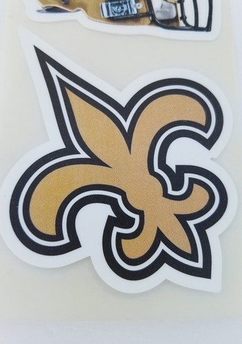 New Orleans Saints set of 2 die cut decals - Picture 2 of 3