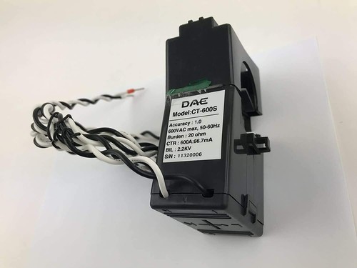 DAE P254-600 KIT, 600A, RS485, UL kWh Submeter, 3P4W, 120/208v, 3 Split Core CTs - Picture 7 of 7