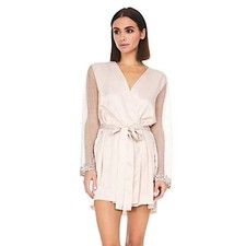Flora Nikrooz Showstopper Wrap Robe size L NWT