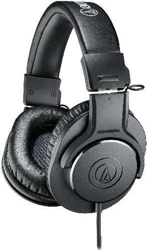 Audio-Technica ATH-M20X Professionelles Studio Monitor Kopfhörer, Schwarz - 第 1/7 張圖片