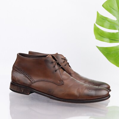 John Varvatossz sz 10 greenish brown laced leather oxfords. EUC John Varvatos | Shoes | John Varvatos Mens Dress Shoe  main image 4
