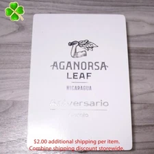 Aganorsa Leaf Lancero Aniversario Corojo Empty Wood Cigar Box 8.5" x 6" x 1.5"