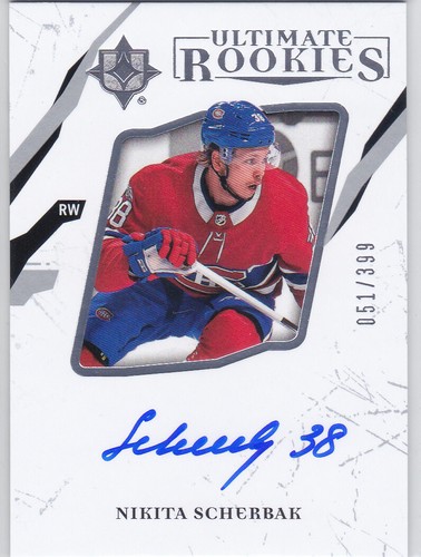 17/18 ULTIMATE COLLECTION..NIKITA SCHERBAK..ULTIMATE ROOKIES AUTO../399..#61