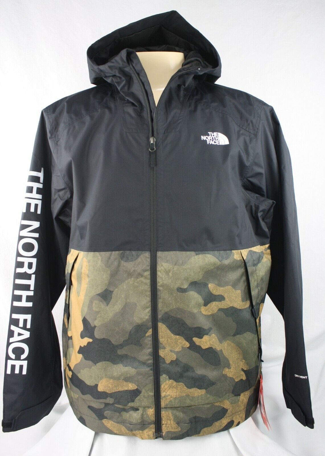 The North Face Millerton Jacket Men's Size M NF0A3SNXFE7-M Camo Black Dryvent