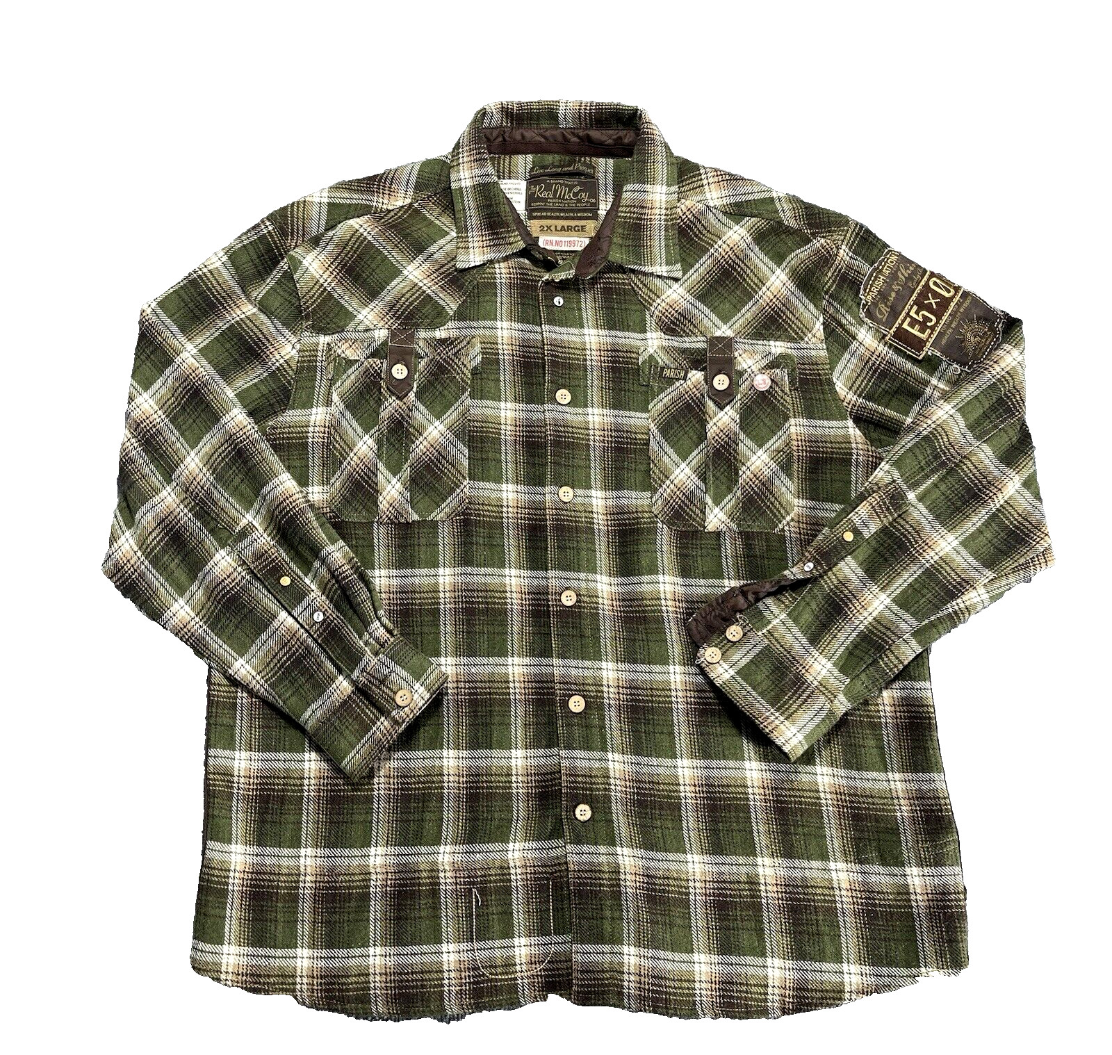 ジョーマッコイ CCC JACKET RED PLAID (36)（THE REAL MCCOY'S）