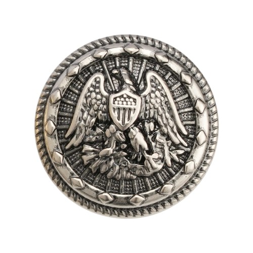 Eagle Emblem Metal Button, Military Style for Jackets and Coats (5 Pc) - Picture 4 of 6