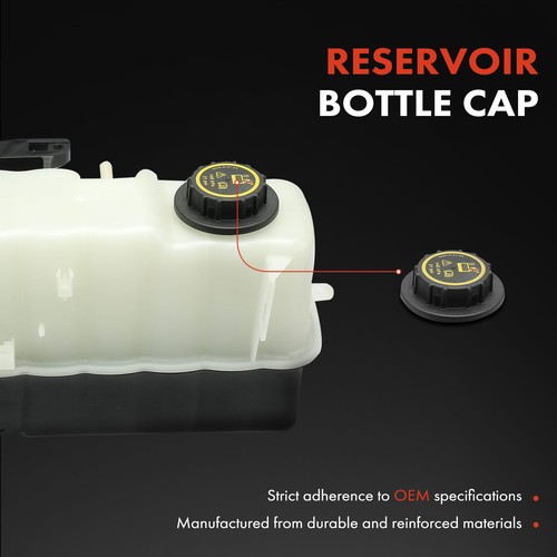LH Engine Coolant Reservoir Tank w/ Cap for Ford F250 F350 F450 F550 Super Duty - Picture 5 of 8