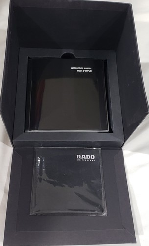 $2700 MSRP| Orologio da polso in ceramica da uomo Rado R27081152 True Specchio con quadrante nero - Foto 7 di 9