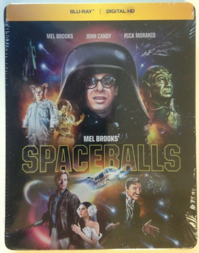 SPACEBALLS Steelbook (Blu-ray + Digital HD) Mel Brooks **NEW/SEALED** FREE SHIP - Picture 1 of 2