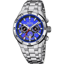Watch Festina F20670/3 Azul Man 44.5mm Stainless steel