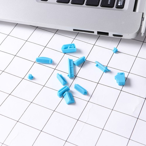 13 PCS Universel Ordinateur Portable Silicium Prises Ordinateur Portable Chargeur Port Protecteur Bouchon - Photo 10 sur 12