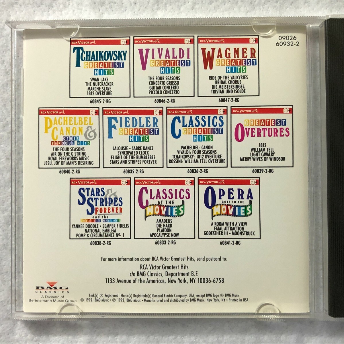 Greatest Classical Melodies CD Classical Music 1990s Compilation