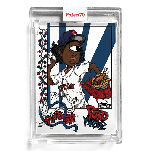 Topps PROJECT 70 Pedro Martinez PROVA D'ARTISTA APP 15/51 di CARTOLINA DISTORTA IN MANO - Foto 1 di 6