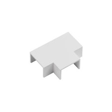 Image of 6 x D-Line 25 x 16mm Trunking Clip-on Equal Tee - White