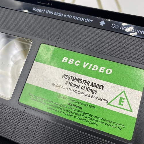 Video History Guide Westminster Abbey A House Of Kings 1988 BBC VHS Rare Film - Imagen 4 de 6