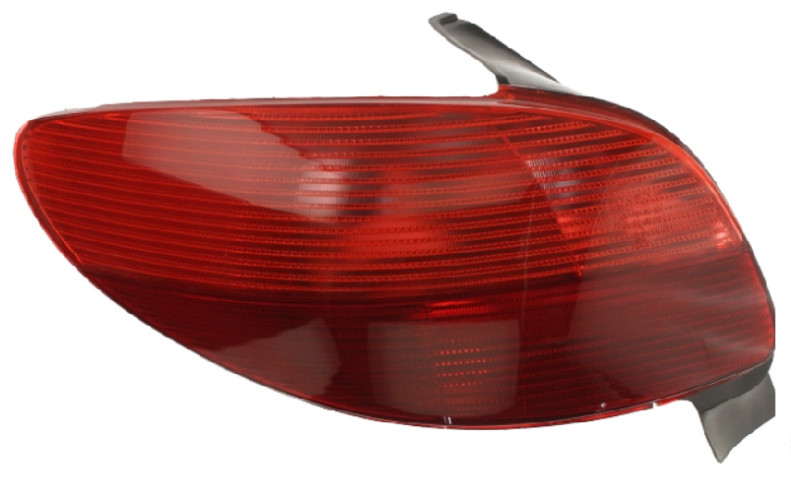 Feu arrière gauche Peugeot 206 finition premium plastique renforcé anti-UV 6350P1