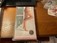 Silk Impressions  Medium Support Sheer   30 Denier   Coffee Bean  2-pack  XXXL