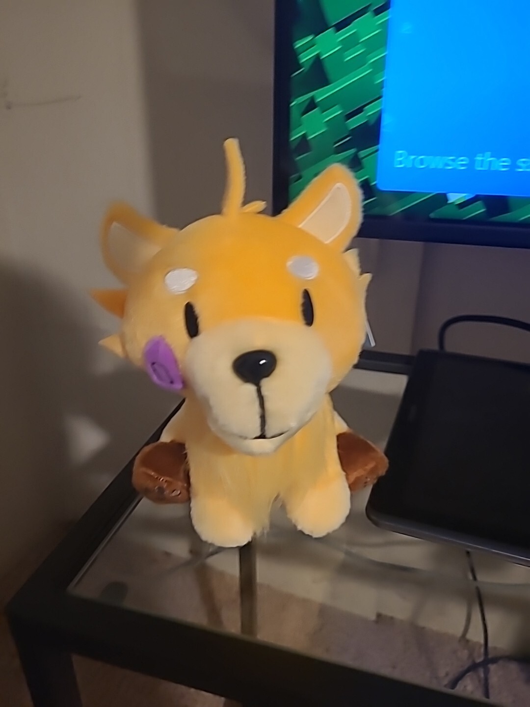 Goob I'm boogs brother and I bark a lot and talk a lot and hi chat