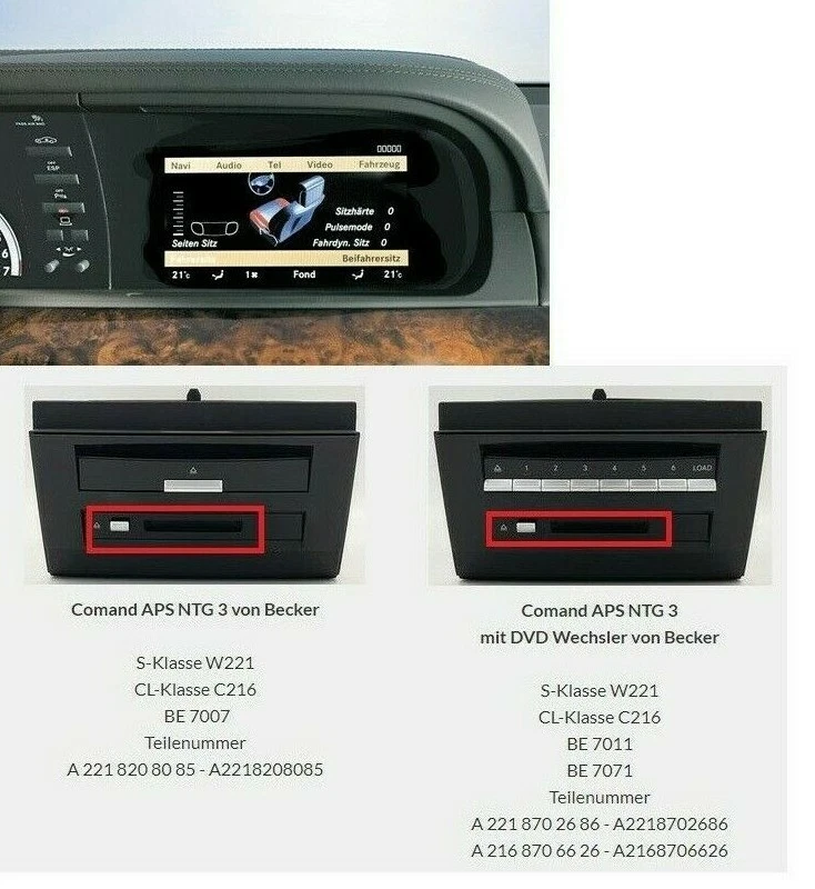 DVD Navigation Mercedes COMAND APS NTG3 EUROPA 2007 CL-Klasse C216 S-Klasse W221 - Bild 2 von 4