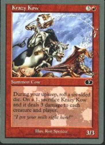 MTG - Krazy Kow - Unglued - NM, English Magic FLAT RATE SHIP - Picture 1 of 1