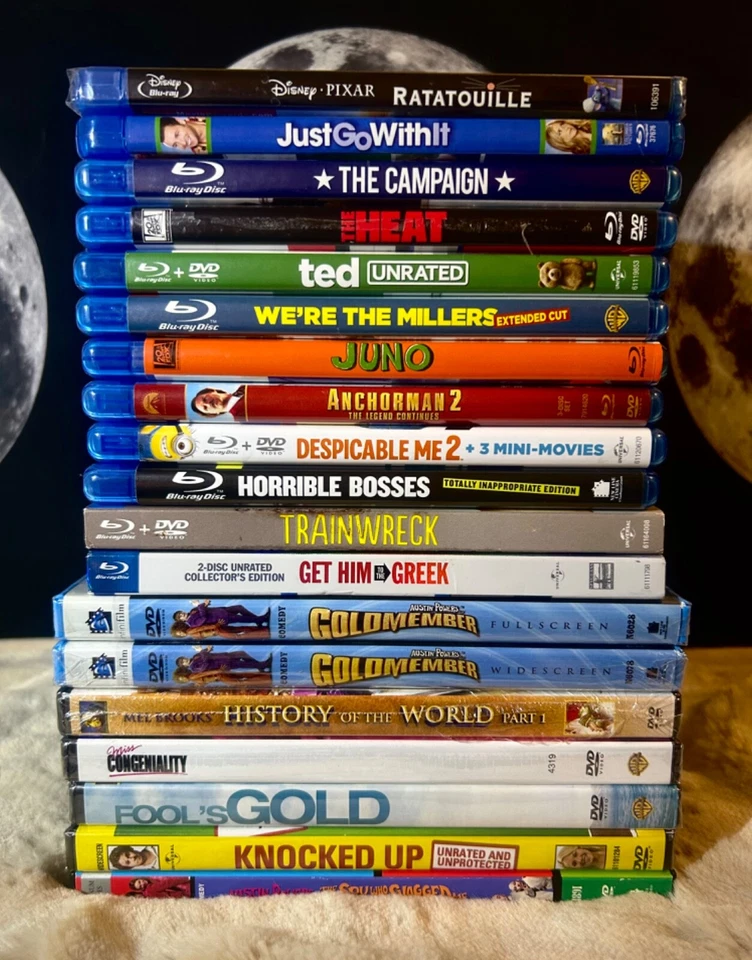 Blu Ray DVD Lot Comedy Disney Pixar 7 Brand New Mel Brooks Minions Austin Powers - Image 2 of 4