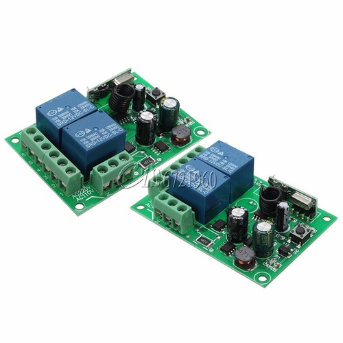 315MHz/433MHZ 110-220V 2CH Wireless RF Relay Remote Control Switch Receiver - Picture 11 of 26