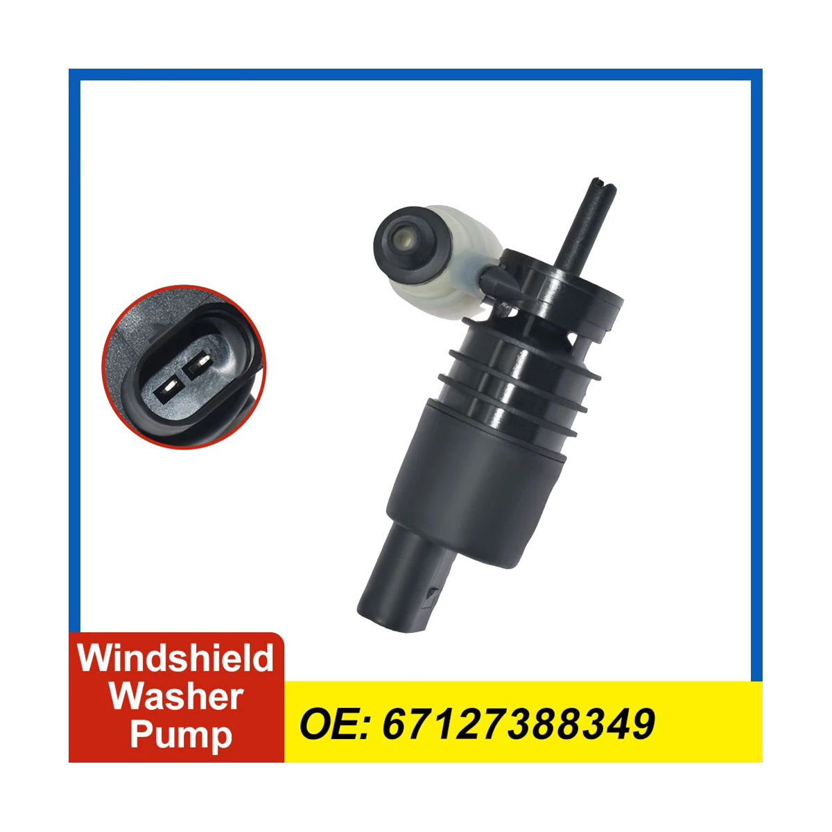 67127388349 Car Windshield Washer Pump Motor for X1 X2 X3 X4 X5 F15 F39