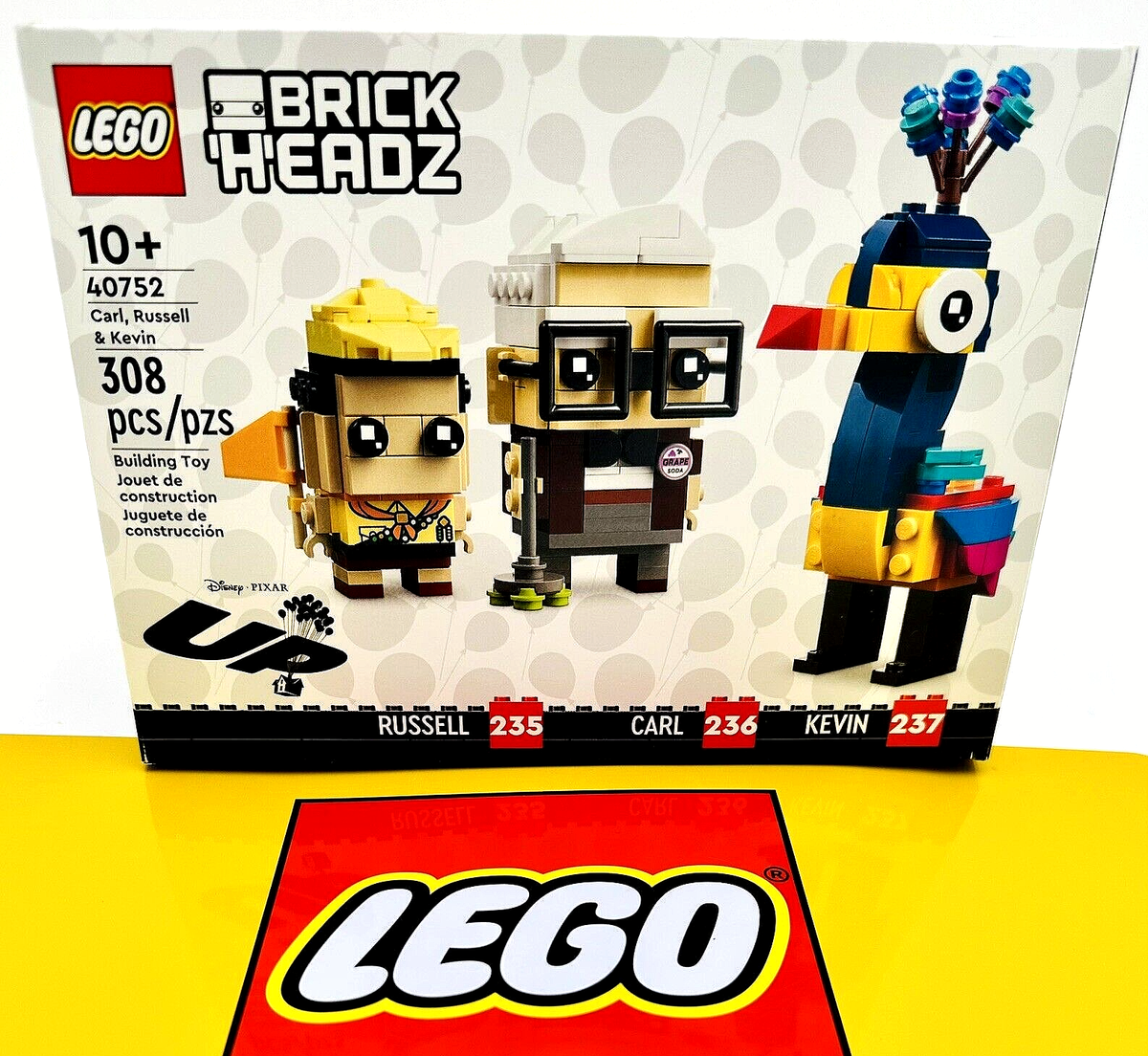 LEGO 40752 Brickheadz Disney Pixar Up Carl, Russell Kevin