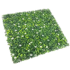 20x20" Artificial Faux Jasmine Fence Screen Greenery Wall Decor Panel