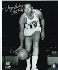 WAYNE EMBRY  CINCINNATI ROYALS  HOF 99   ACTION SIGNED 8x10