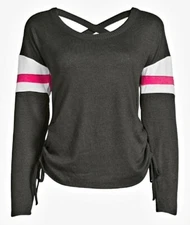 New No Boundaries Juniors Ruched Top Size M(7-9)