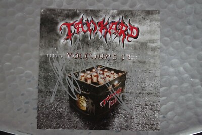 Tankard - Vol(l)ume 14 CD Album signed / autograph / signiert