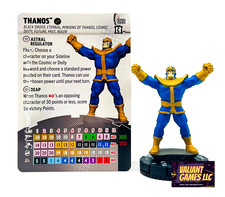 Marvel Heroclix Thanos #012 w/ Card Collector...