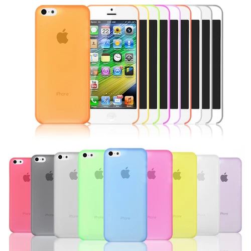 NEW 0.3mm Ultra Thin Hard Shell Matte Snap On Cases Cover For Apple iPhone 5C