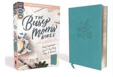 The Busy Mom's Bible, Leathersoft, Teal, Red Letter, Comfort Print: Daily Inspir