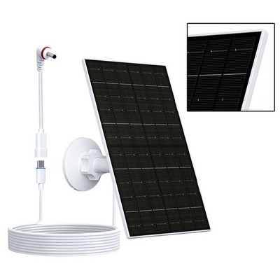 7W Solar Ladepanel für Überwachungskameras mit 360 Grad Einstellung