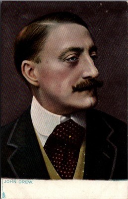 John Drew Actor Portrait Raphael Tuck Stage Favorites Postcard Series 2165