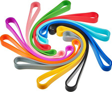 10 Pieces Large Silicone Rubber Bands 7 Inch Elastic Wrapping Extra Large Rubber