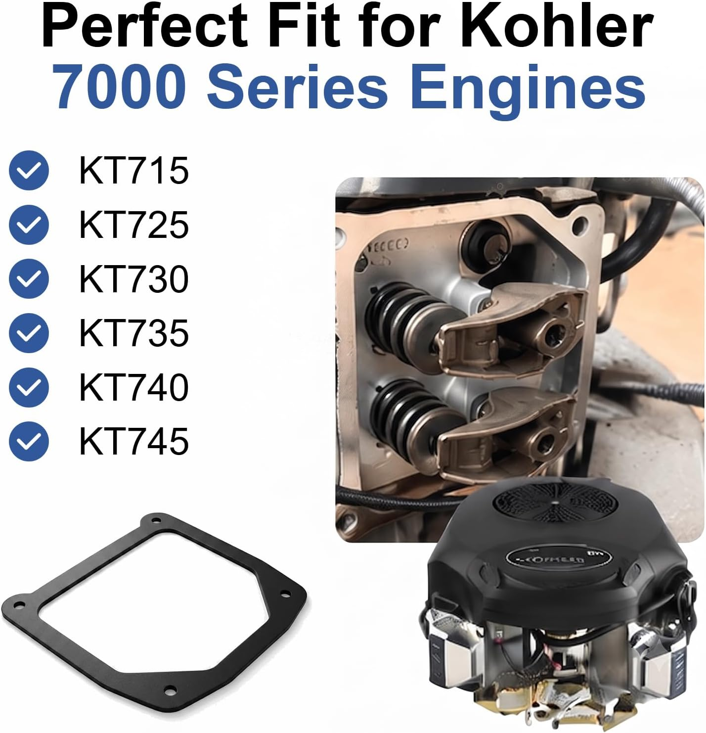 Valve Cover Gasket Replacement for Kohler 7000 Series Engines with ...