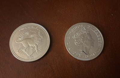 #ad Two 1 Ounce Silver Rounds. Total Of 2 Troy Ounces Fine Silver John Wick The Who $165.00