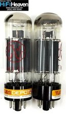 JJ ELECTRONICS  Matched Pair KT77/EL34 Power Tubes Used With Orig. Boxes Tested