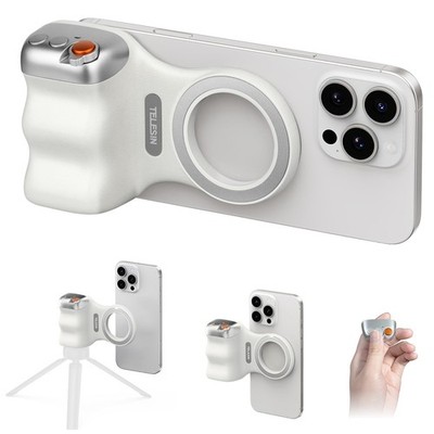 Magnetic Phone Camera Grip, Smartphone Shooting Holder Selfie Handle Snap wit...